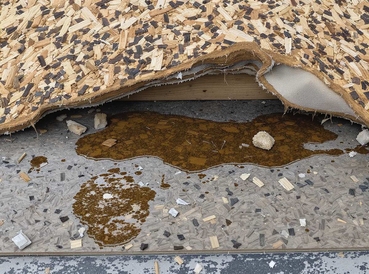 Moisture-damaged roof decking found during inspection in Mobile, Mobile County — delayed repair leads to structural damage in Gulf Coast humidity